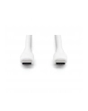 DIGITUS USB-C Silicone charging cable USB-C - USB-C 0.5m USB 2.0 60W Kolor: BIAŁY - nr 3