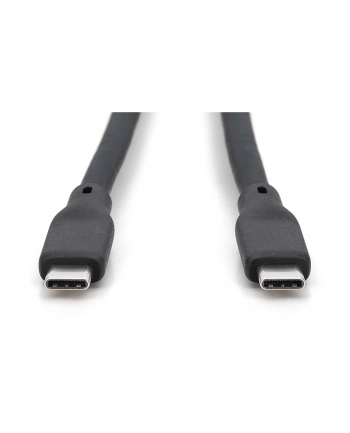 DIGITUS USB Silicone connection cable USB-C - USB-C 2m USB 4.0 Gen2 20G 240W 8K Kolor: CZARNY nr 1