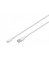 DIGITUS USB Silicone charging cable USB-A - Lightning 1m USB 2.0 12W Kolor: BIAŁY - nr 2