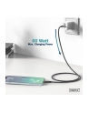 DIGITUS USB Silicone charging cable USB-C - Lightning 1m USB 2.0 60W Kolor: CZARNY - nr 13