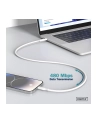 DIGITUS USB Silicone charging cable USB-C - Lightning 1m USB 2.0 60W Kolor: BIAŁY - nr 7