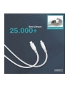 DIGITUS USB Silicone charging cable USB-C - Lightning 1m USB 2.0 60W Kolor: BIAŁY - nr 8