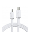 GREEN CELL KABEL KABGC30W GC POWERSTREAM USB-C - USB-C 120CM, POWER D-ELIVERY 60W, ULTRA CHARGE, QC 30, BIAŁY - nr 1