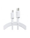 GREEN CELL KABEL KABGC30W GC POWERSTREAM USB-C - USB-C 120CM, POWER D-ELIVERY 60W, ULTRA CHARGE, QC 30, BIAŁY - nr 5