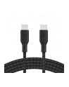 belkin Kabel w oplocie USB-C do USB-C 100W 2m czarny - nr 4