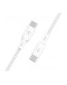 belkin Kabel w oplocie USB-C do USB-C 100W 3m biały - nr 4