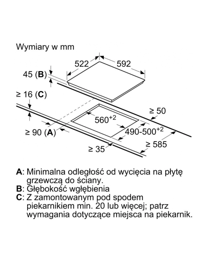Płyta ceramiczna BOSCH PKN631FP2E główny