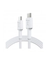 GREEN CELL KABEL KABGC30W GC POWERSTREAM USB-C - USB-C 120CM, POWER D-ELIVERY 60W, ULTRA CHARGE, QC 30, BIAŁY - nr 13