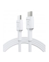 GREEN CELL KABEL KABGC30W GC POWERSTREAM USB-C - USB-C 120CM, POWER D-ELIVERY 60W, ULTRA CHARGE, QC 30, BIAŁY - nr 1