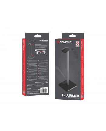 Stojak na słuchawki Genesis Thulium 100 Gun Metal nr 1