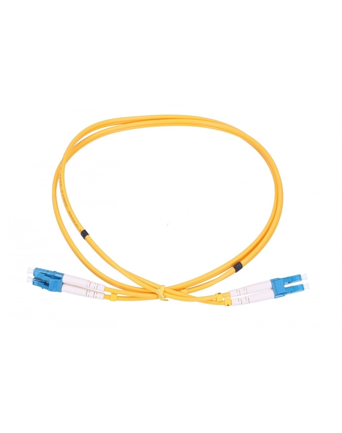 Extralink LC/UPC-LC/UPC | Jednomodowy, Duplex, G652D, PVC, 3mm, 1m główny
