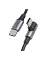Ugreen USB-C do USB-C, kątowy US334 5A, PD 100W, 1m czarny - nr 2