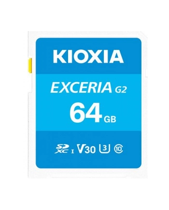 Karta pamięci SDXC KIOXIA EXCERIA G2 64GB UHS-I U3 V30 nr 2