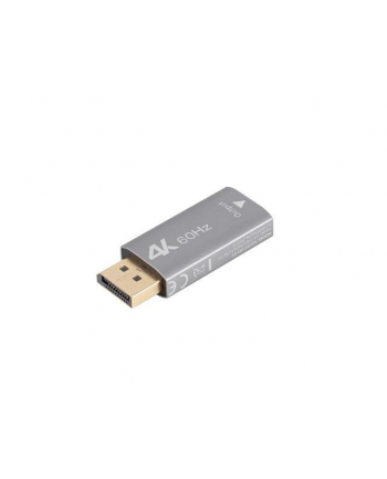 Adapter Lanberg Displayport (M) -> HDMI (F) 4K srebrny nr 1