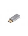 Adapter Lanberg Displayport (M) -> HDMI (F) 8K srebrny - nr 2