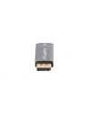 Adapter Lanberg Displayport (M) -> HDMI (F) 8K srebrny - nr 3