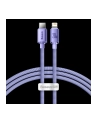 Baseus lightning - USB-C Crystal Shine, 20W, PD, 1.2m (fioletowy) - nr 2