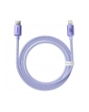 Baseus lightning - USB-C Crystal Shine, 20W, PD, 1.2m (fioletowy) - nr 3