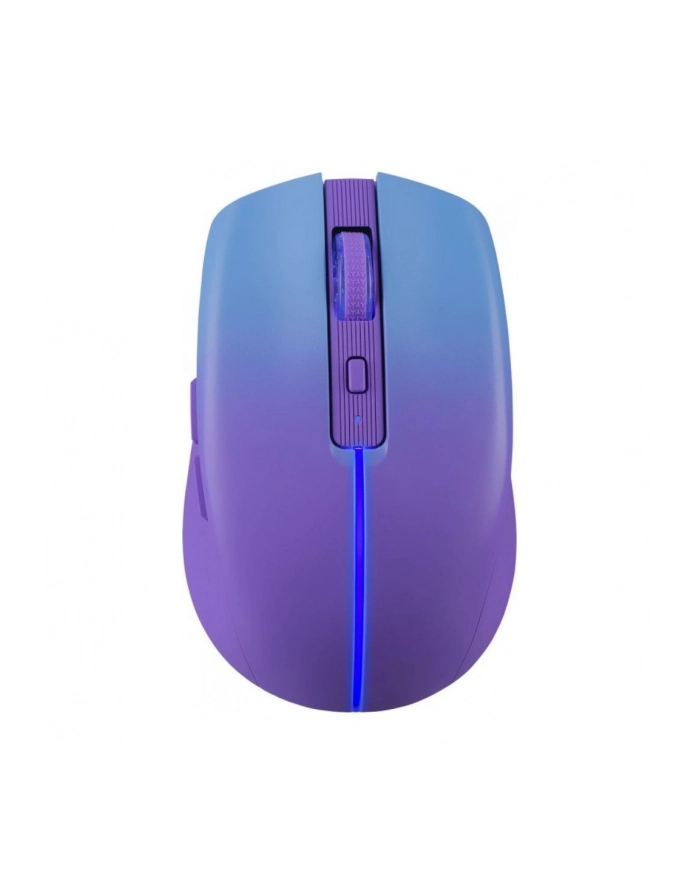 Mysz bezprzewodowa Defender MYSTERY MM-301 optyczna 1600dpi 2.4 GHz + Bluetooth fiolet AKUMULATOR bezklikowa silent główny