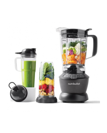 Nutribullet NBF500DG grafitowy Moc [W]: 1200 | Rodzaj dzbanka: tritan | Pojemność [l]: 0,9/07 | Pojemność kielicha [l]: 1,6 | Kolor: Grafitowy nr 2