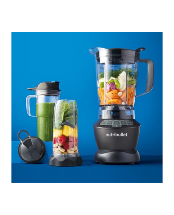 Nutribullet NBF500DG grafitowy Moc [W]: 1200 | Rodzaj dzbanka: tritan | Pojemność [l]: 0,9/07 | Pojemność kielicha [l]: 1,6 | Kolor: Grafitowy nr 1