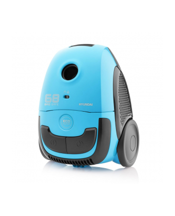 Hyundai VC068LB niebieski Moc [W]: 800 | Pojemność pojemnika [l]: 2 | Długość przewodu [m]: 5 | Poziom hałasu [dB]: 80