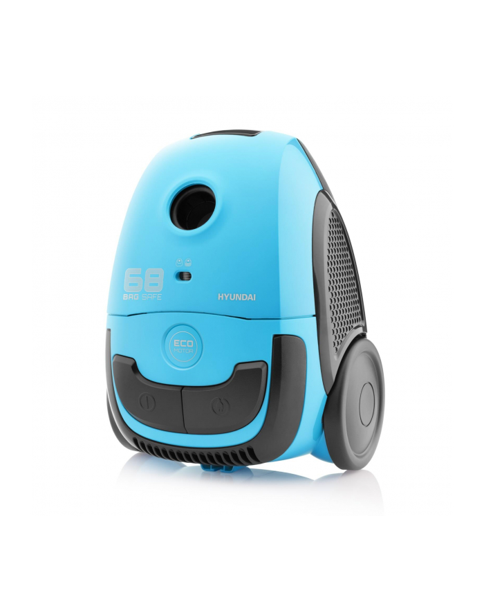 Hyundai VC068LB niebieski Moc [W]: 800 | Pojemność pojemnika [l]: 2 | Długość przewodu [m]: 5 | Poziom hałasu [dB]: 80 główny
