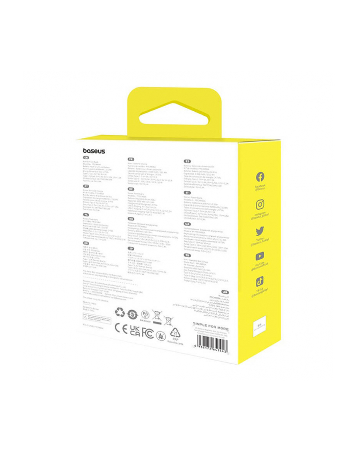 Baseus Magnetic Mini 6000mAh 20W MagSafe fioletowy główny