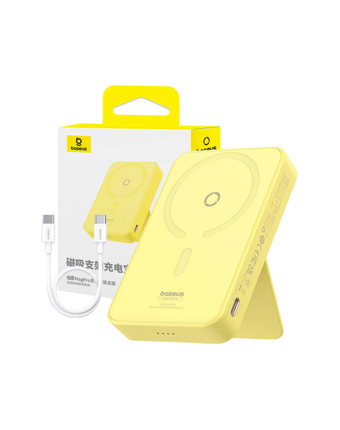 Baseus MagPro Magnetic 5000mAh 20W MagSafe żółty główny
