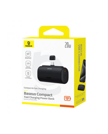 Baseus Compact 5000mAh 20W USB-C czarny nr 2