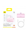 Baseus Compact 5000mAh 20W USB-C różowy - nr 8