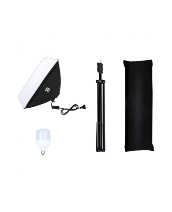 Puluz Zestaw studyjny Softbox LED 50x70cm, statyw, żarówka LED 1 szt PU5070(wersja europejska)