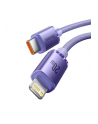 Baseus lightning - USB-C Crystal Shine, 20W, PD, 1.2m (fioletowy) - nr 5