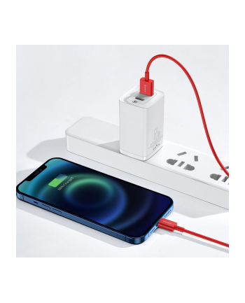 Baseus Superior Series USB do Lightning, 2.4A, 1m (czerwony)