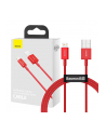Baseus Superior Series USB do Lightning, 2.4A, 1m (czerwony) - nr 1
