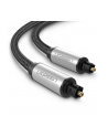 Ugreen optyczny Toslink Audio, aluminiowy z oplotem, 1.5m szary - nr 1