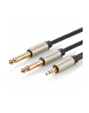 Ugreen TRS 3.5 mm do 2x TS - 1m szary - nr 1
