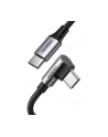 Ugreen USB-C do USB-C, kątowy US334 5A, PD 100W, 1m czarny - nr 2