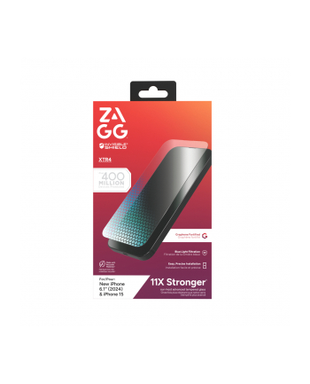 ZAGG InvisibleShield Glass XTR4 do Apple iPhone 15/16 nr 2