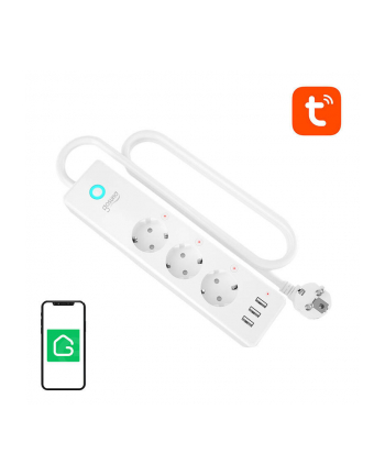 Gosund Inteligentna listwa zasilająca P1 plus Inteligentna listwa zasilająca WiFi (4x AC schuko, 3x USB-A) Tuya
