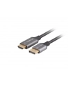 Kabel adapter Lanberg Displayport (M) -> HDMI (M) 1M 4K czarno-srebrny - nr 1