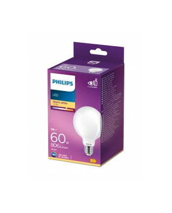 Philips Żarówka LED classic 60W G93 E27 WW FR ND RFSRT4 nr 1