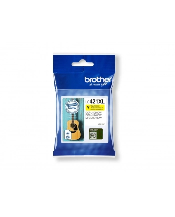 bczerwonyher LC-421XLY YELLOW 500 PAGES/DCP-J1050DW/J1140DW/MFC-J1010DW nr 1