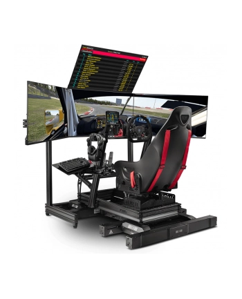 Kokpit aluminiowego symulatora F-GT Elite Next Level Racing - edycja płyty koła nr 1