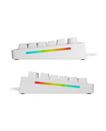 Glorious GMMK 3U 75% Custom Klawiatura do gier - Fabrycznie złożona, ANSI (USA), przełączniki Fox HE, biała nr 1