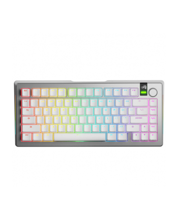 Glorious GMMK 3 Pro Bezprzewodowa 75% niestandardowa klawiatura do gier - Fabryczna, ANSI (USA), Fox Switches, Srebrna