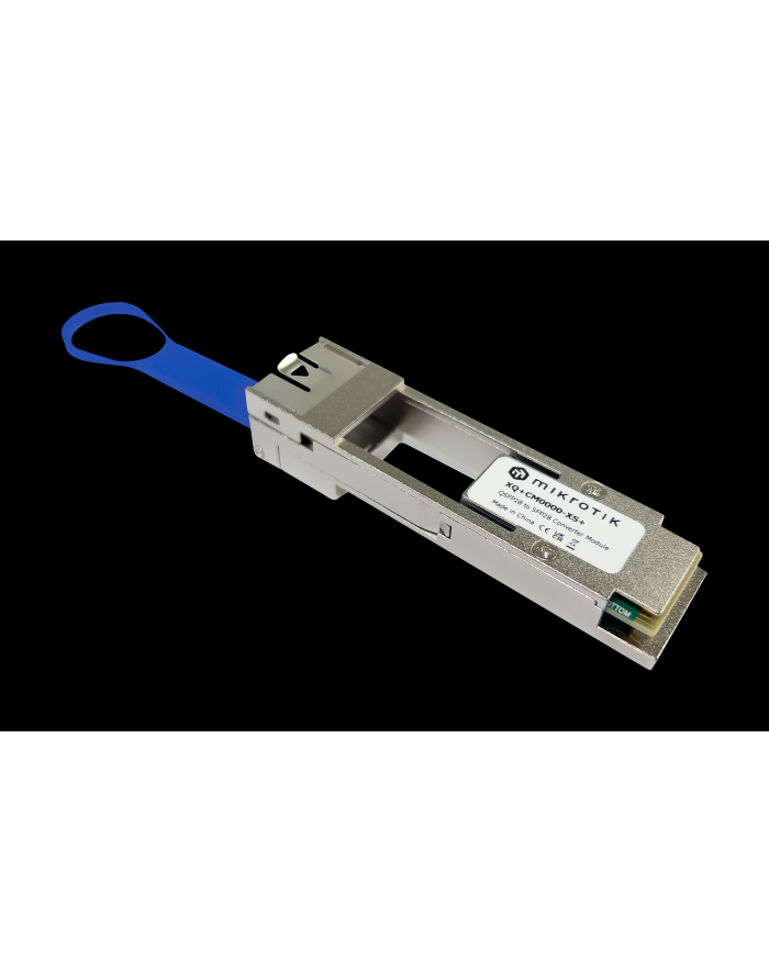 MikroTik | Konwerter QSFP28 na SFP28 | XQ+CM0000-XS+ | SFP/SFP+/SFP28 | QSFP28 do SFP28 | 25000 Mbit/s | Od -20 do 85 główny