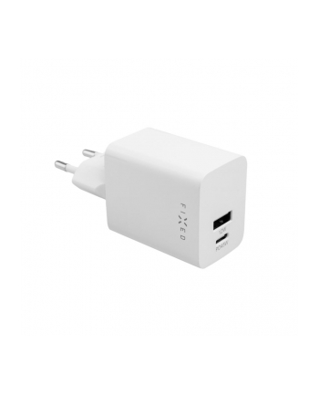 fixed Naprawiono ładowarkę podróżną Mini USB-C/USB 45W | FIXC45M-CU-WH