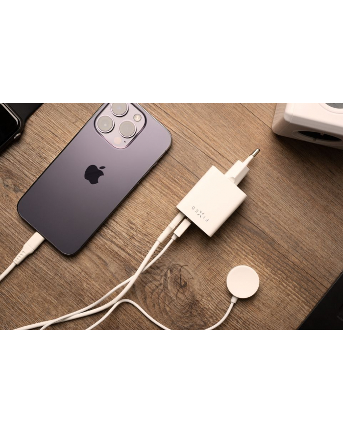 fixed Naprawiono ładowarkę podróżną Mini USB-C/USB 45W | FIXC45M-CU-WH główny