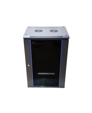 Extralink 18U 600x450 Czarna | Szafa rack | montowana na ścianie nr 1